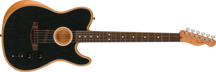 Fender Acoustasonic® Player Telecaster®, Rosewood Fingerboard, Brushed Black by FMIC