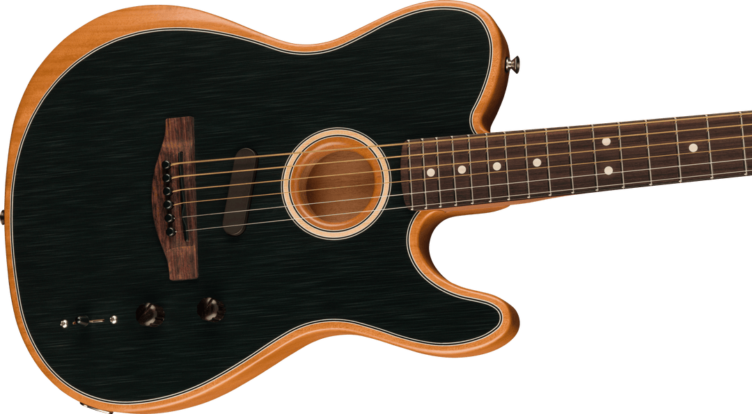Fender Acoustasonic® Player Telecaster®, Rosewood Fingerboard, Brushed Black by FMIC