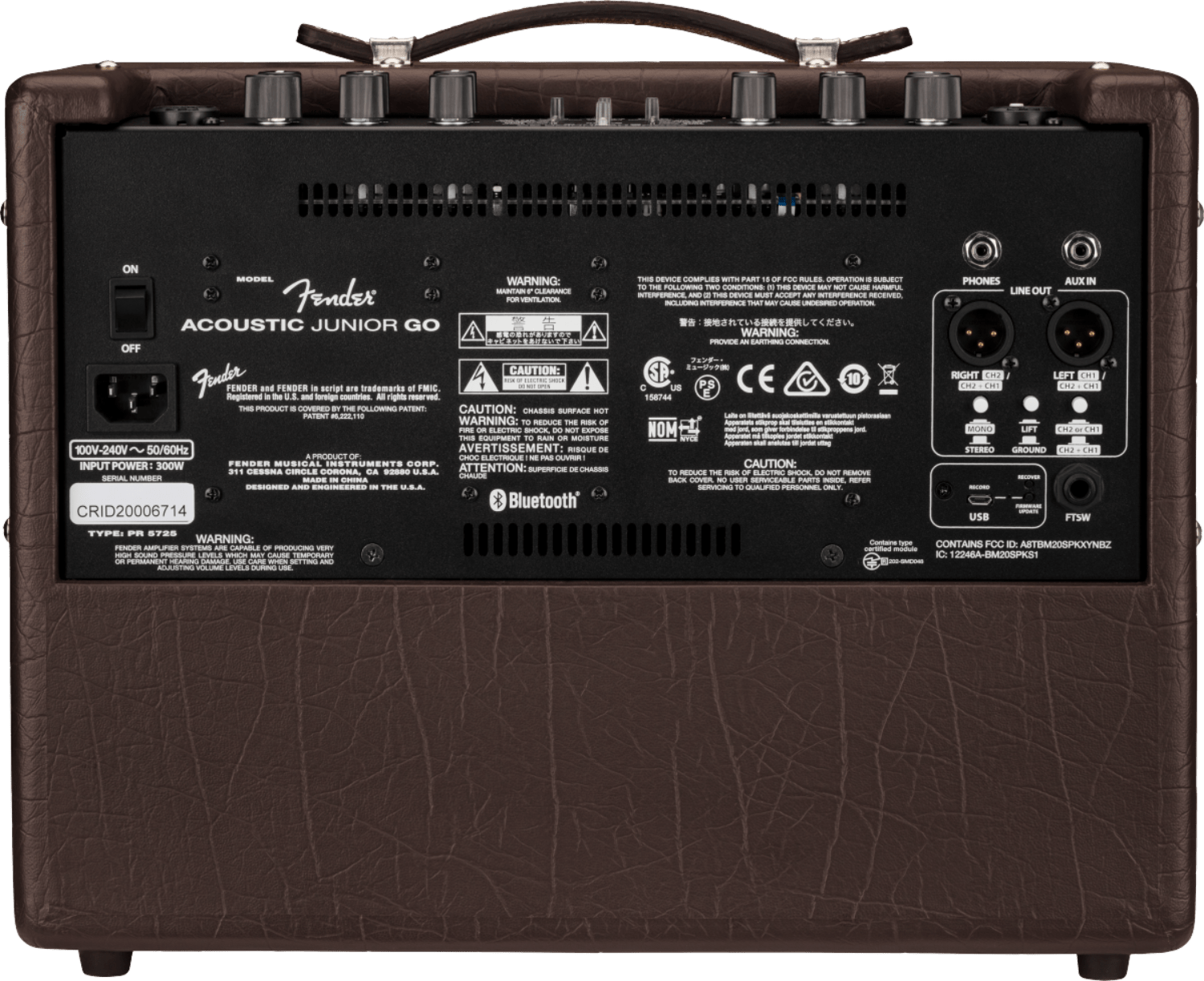 Fender Acoustic Junior GO, 120V by FMIC