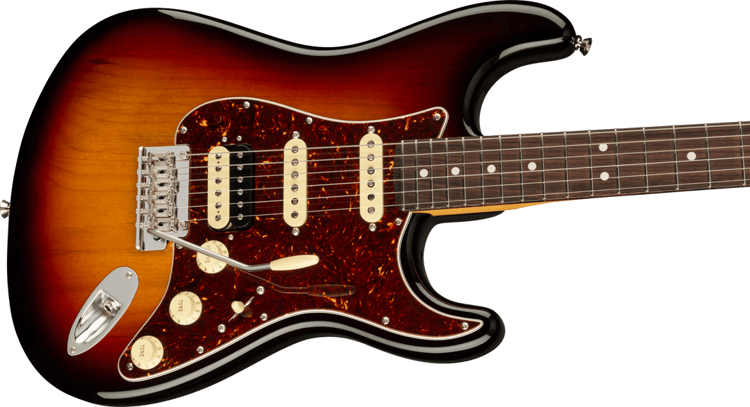 Fender American Professional II Stratocaster® HSS, Rosewood Fingerboard, 3 - Color Sunburst by FMIC