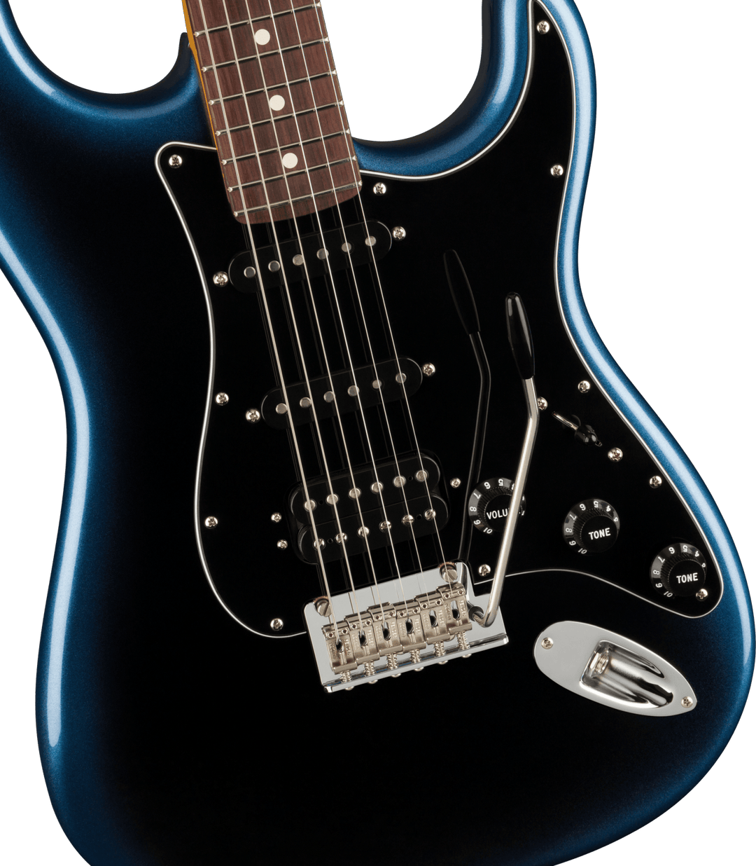 Fender American Professional II Stratocaster® HSS, Rosewood Fingerboard, Dark Night by FMIC