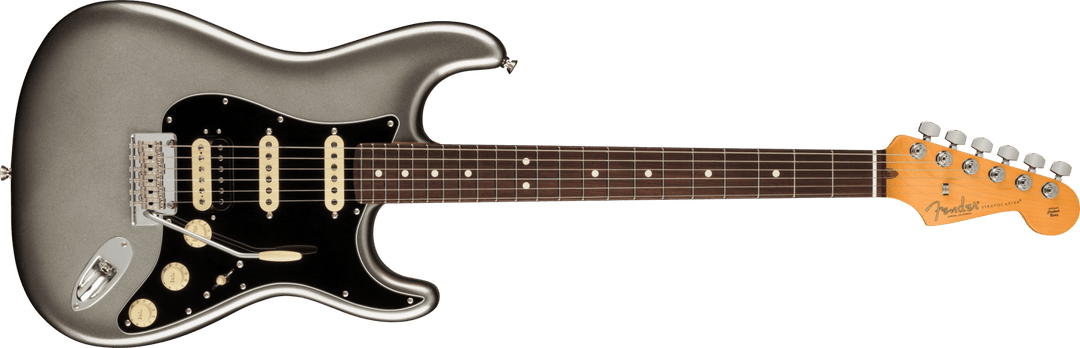 Fender American Professional II Stratocaster® HSS, Rosewood Fingerboard, Mercury by FMIC