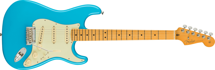 Fender American Professional II Stratocaster®, Maple Fingerboard, Miami Blue by FMIC