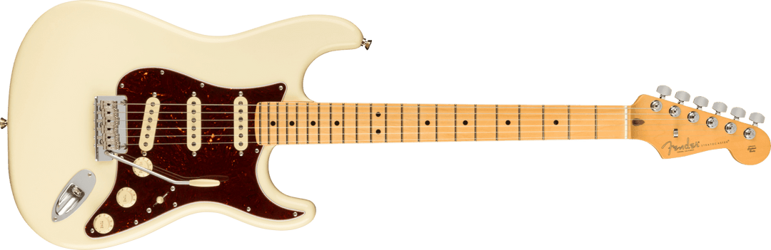 Fender American Professional II Stratocaster®, Maple Fingerboard, Olympic White by FMIC