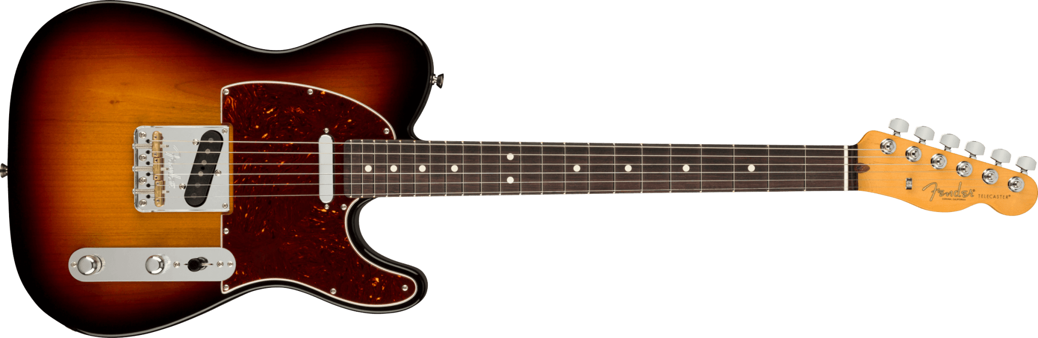 Fender American Professional II Telecaster®, Rosewood Fingerboard, 3 - Color Sunburst by FMIC