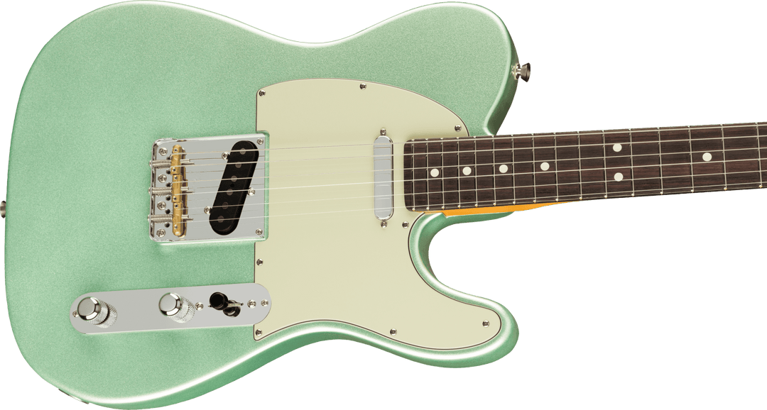 Fender American Professional II Telecaster®, Rosewood Fingerboard, Mystic Surf Green by FMIC