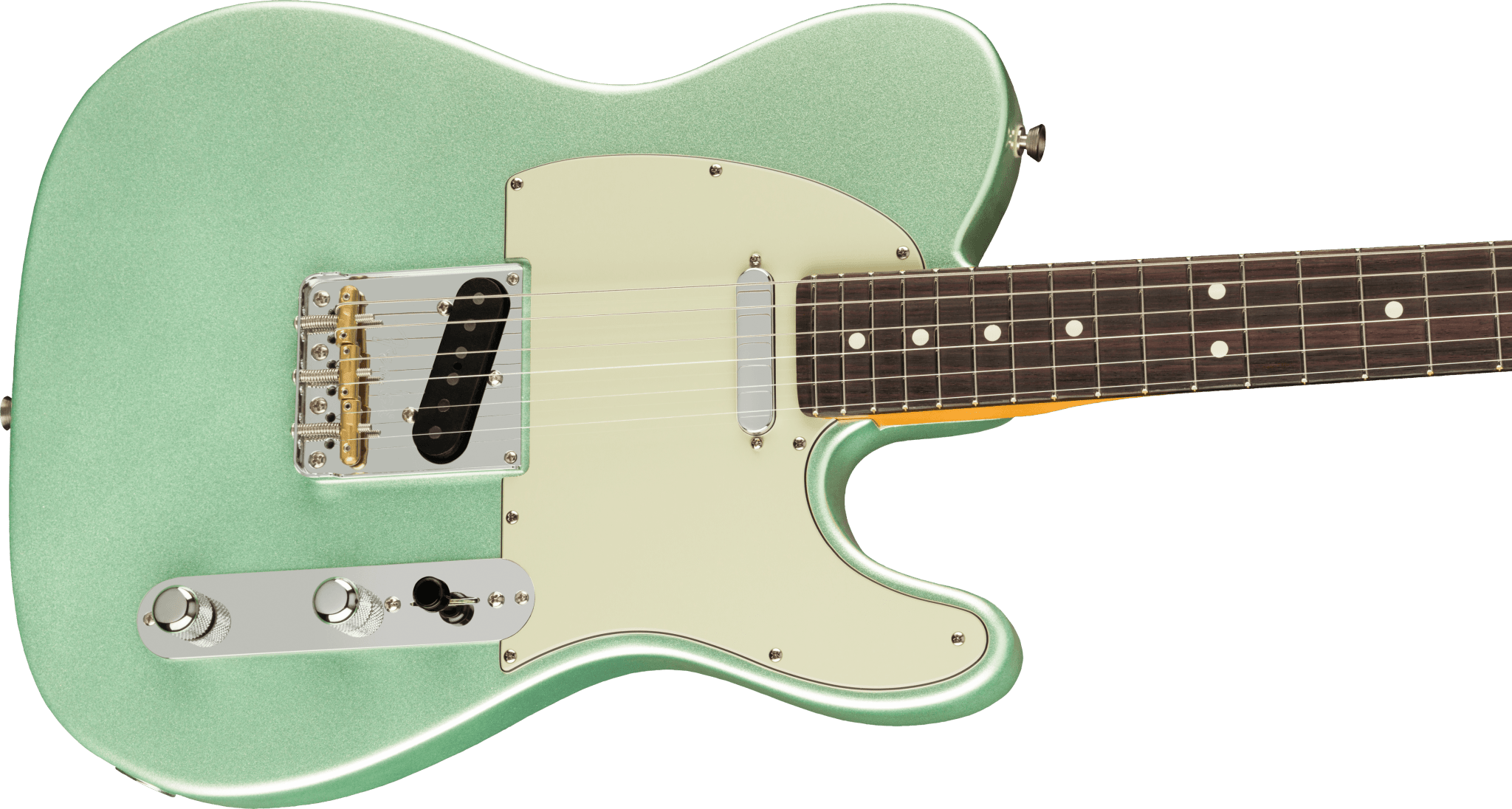 Fender American Professional II Telecaster®, Rosewood Fingerboard, Mystic Surf Green by FMIC