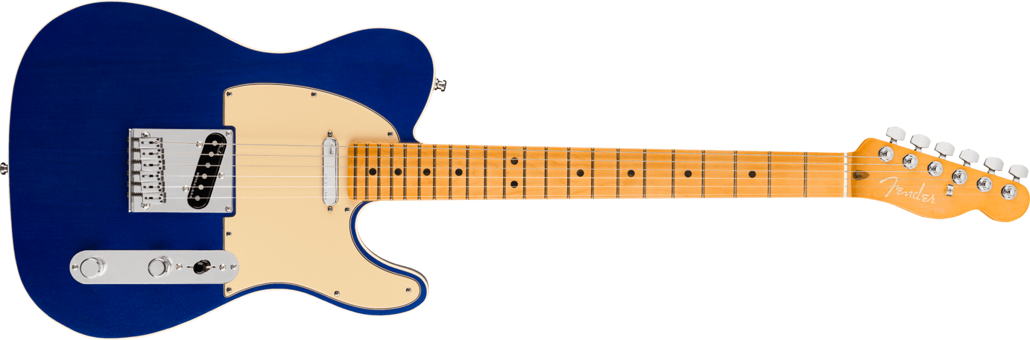 Fender American Ultra Telecaster®, Maple Fingerboard, Cobra Blue by FMIC