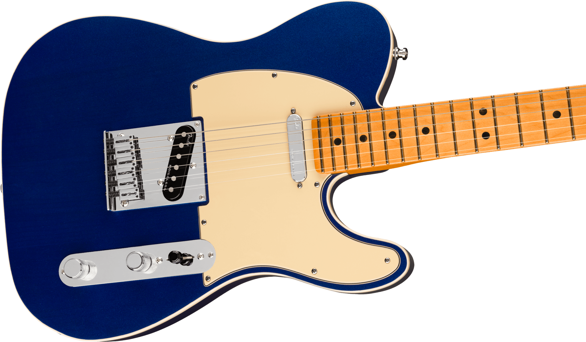 Fender American Ultra Telecaster®, Maple Fingerboard, Cobra Blue by FMIC