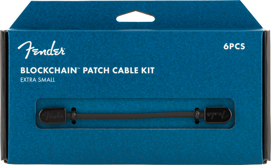 Fender® Blockchain Patch Cable Kit, Black by FMIC