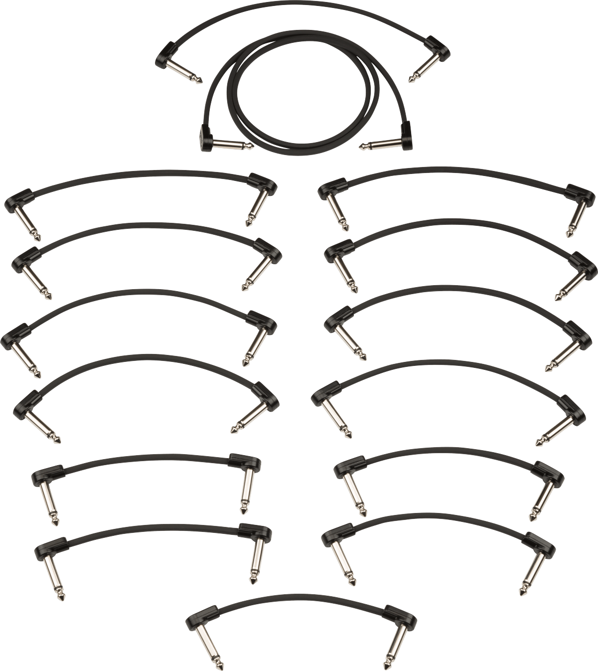 Fender® Blockchain Patch Cable Kit, Black by FMIC