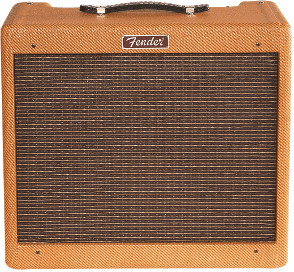 Fender Blues Junior Lacquered Tweed Amp by FMIC