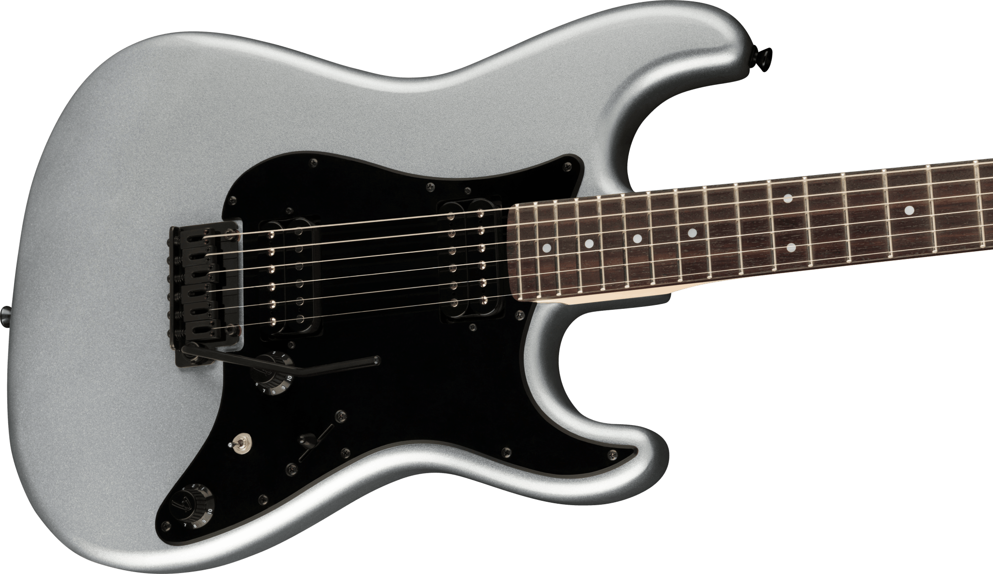 Fender Boxer Series Stratocaster® HH, Rosewood Fingerboard, Inca Silver by FMIC