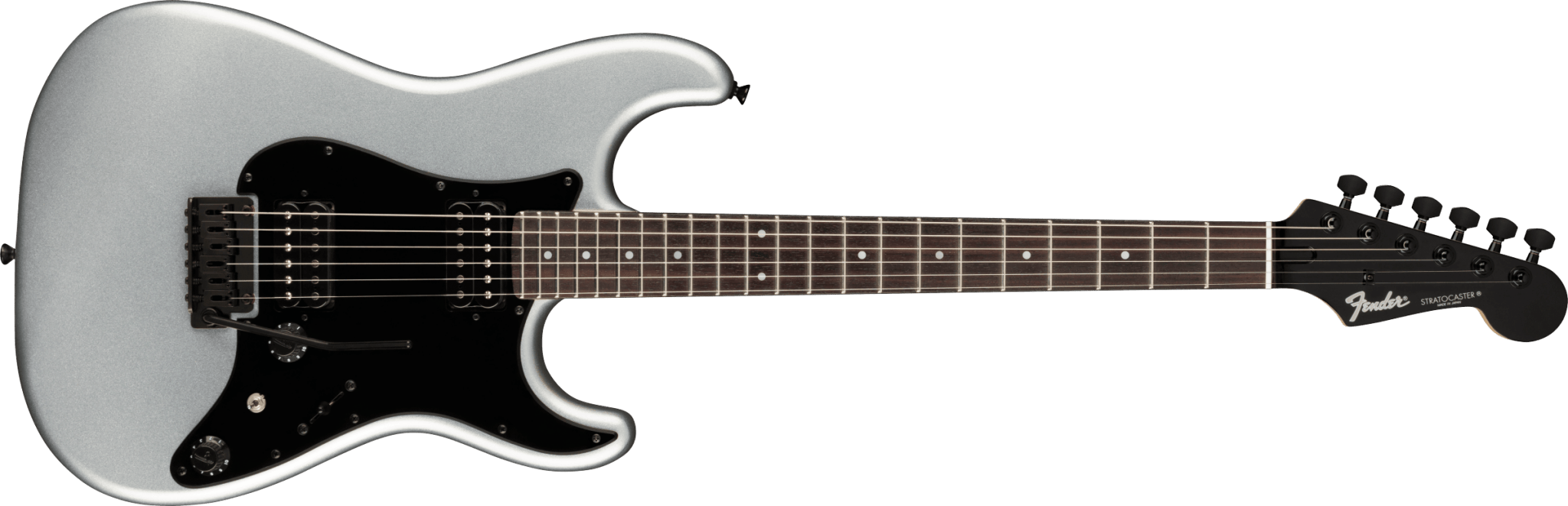Fender Boxer Series Stratocaster® HH, Rosewood Fingerboard, Inca Silver by FMIC