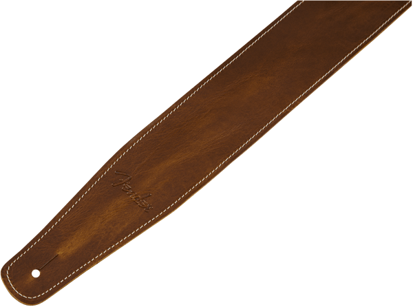 Fender® Broken - In Leather Strap, Tan 2.5" by FMIC
