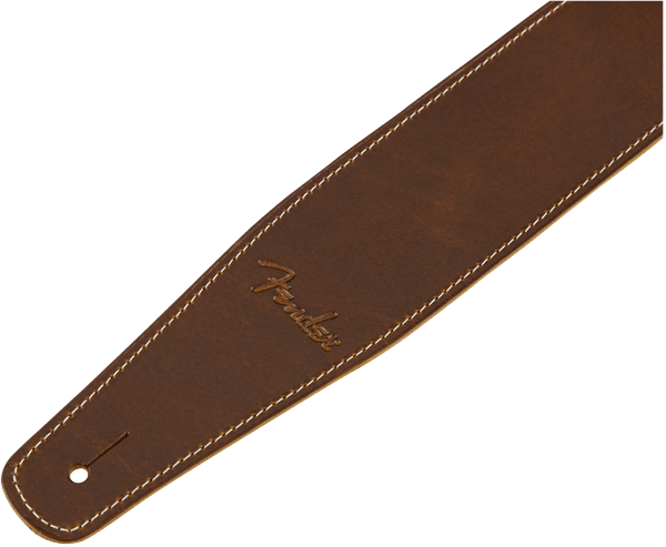 Fender® Broken - In Leather Strap, Tan 2.5" by FMIC