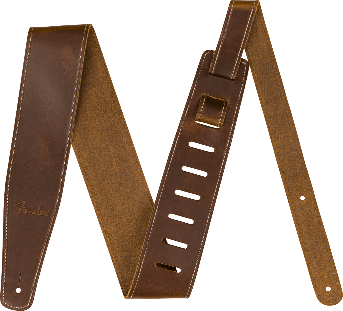 Fender® Broken - In Leather Strap, Tan 2.5" by FMIC