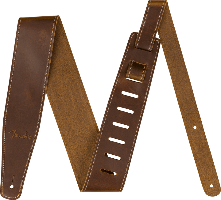 Fender® Broken - In Leather Strap, Tan 2.5" by FMIC