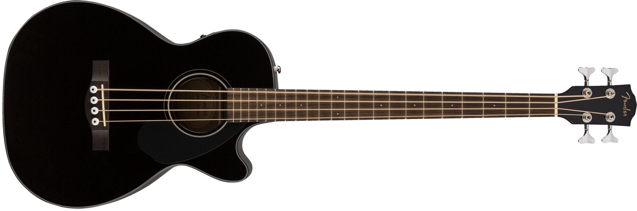 Fender CB - 60SCE Bass, Laurel Fingerboard, Black by FMIC
