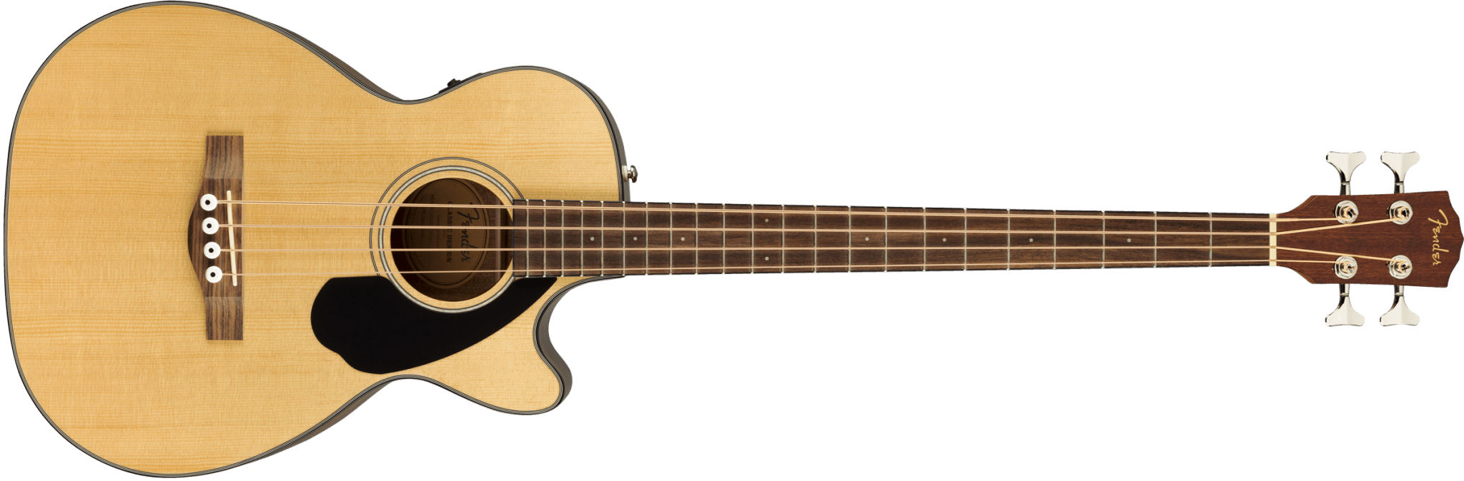 Fender CB - 60SCE Bass, Laurel Fingerboard, Natural by FMIC