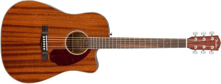 Fender CD - 140SCE Dreadnought, Walnut Fingerboard, All - Mahogany w/Case by FMIC