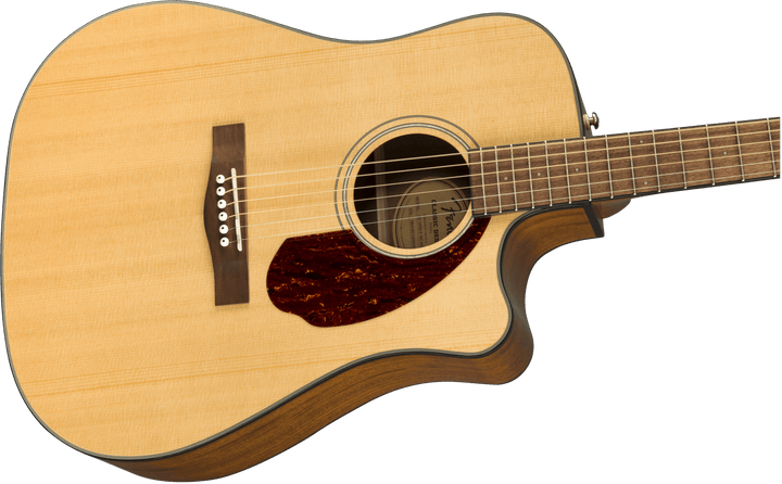 Fender CD - 140SCE Dreadnought, Walnut Fingerboard, Natural w/Case by FMIC