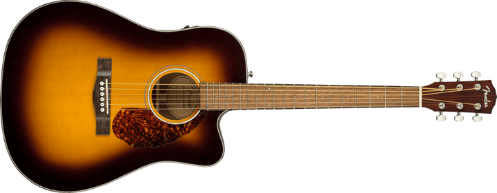 Fender CD - 140SCE Dreadnought, Walnut Fingerboard, Sunburst w/case by FMIC