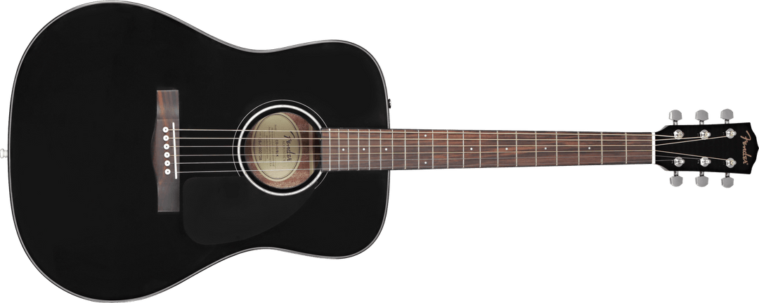 Fender CD - 60 Dreadnought V3 w/Case, Walnut Fingerboard, Black by FMIC