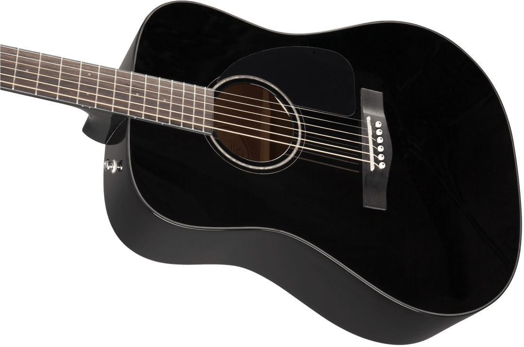 Fender CD - 60 Dreadnought V3 w/Case, Walnut Fingerboard, Black by FMIC