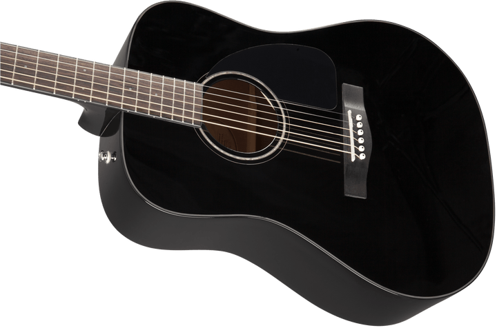 Fender CD - 60 Dreadnought V3 w/Case, Walnut Fingerboard, Black by FMIC