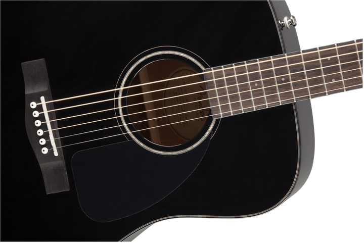 Fender CD - 60 Dreadnought V3 w/Case, Walnut Fingerboard, Black by FMIC