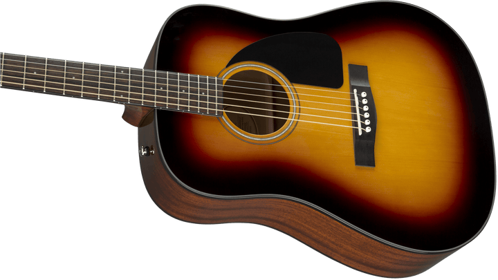 Fender CD - 60 Dreadnought V3 w/Case, Walnut Fingerboard, Sunburst by FMIC