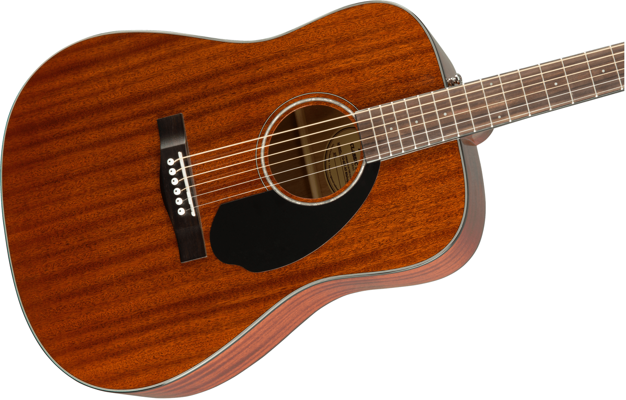 Fender CD - 60S Dreadnought, Walnut Fingerboard, All - Mahogany by FMIC