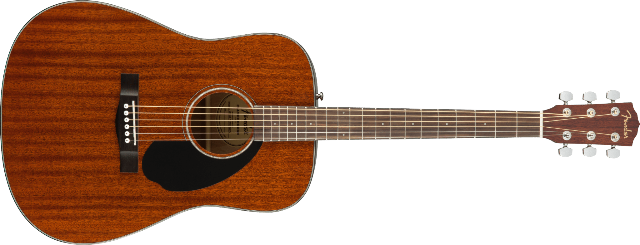 Fender CD - 60S Dreadnought, Walnut Fingerboard, All - Mahogany by FMIC