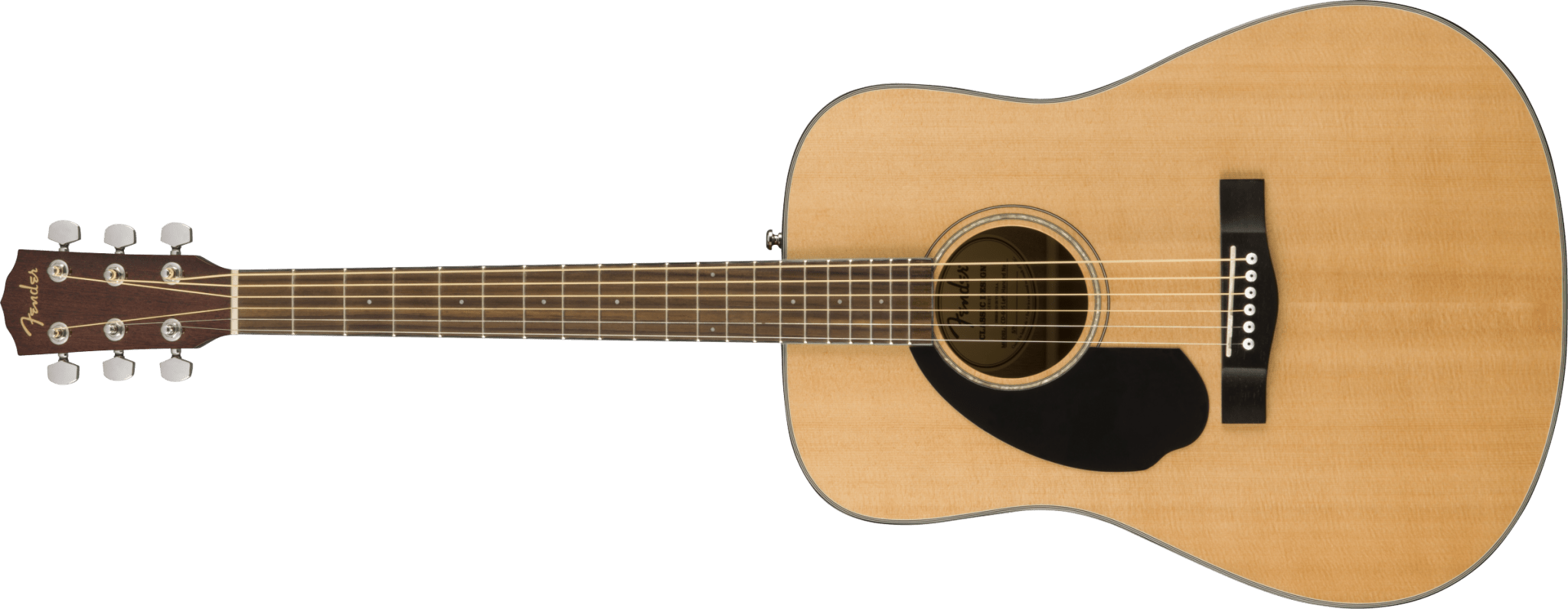 Fender CD - 60S Left Hand, Walnut Fingerboard, Natural by FMIC