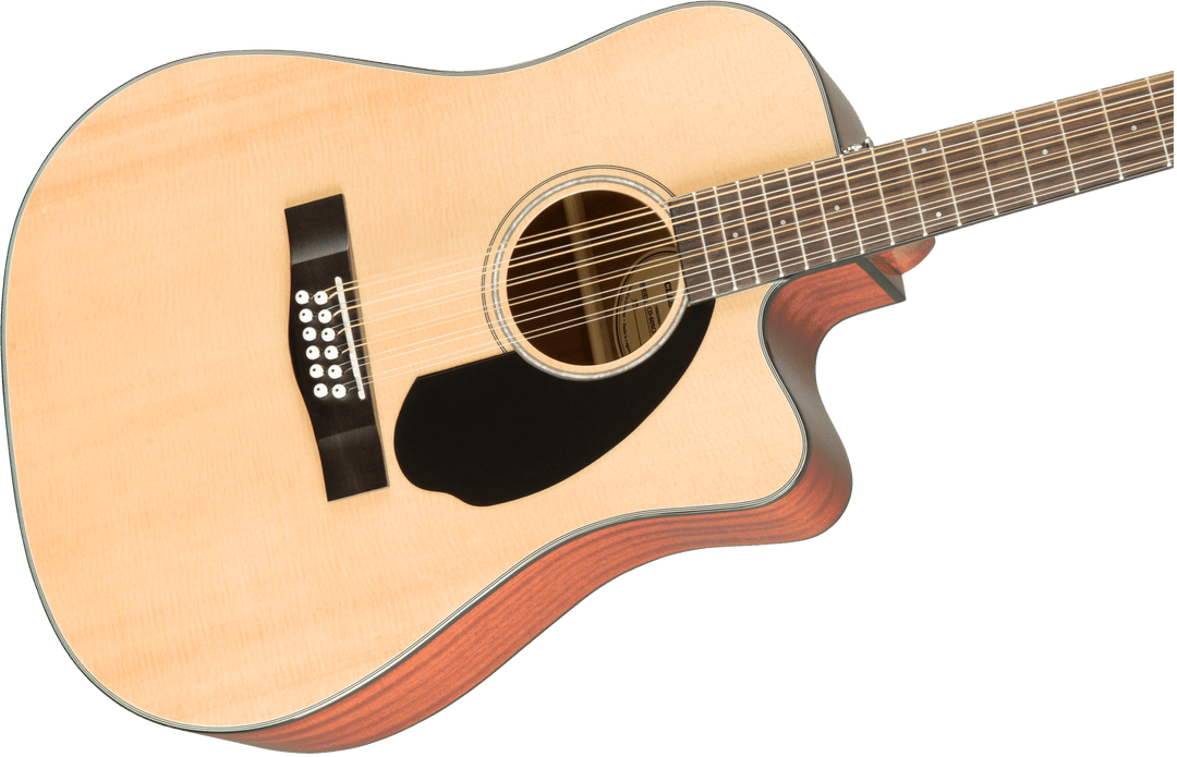 Fender CD - 60SCE Dreadnought 12 - string, Walnut Fingerboard, Natural by FMIC
