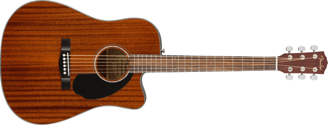 Fender CD - 60SCE Dreadnought, Walnut Fingerboard, All - Mahogany by FMIC