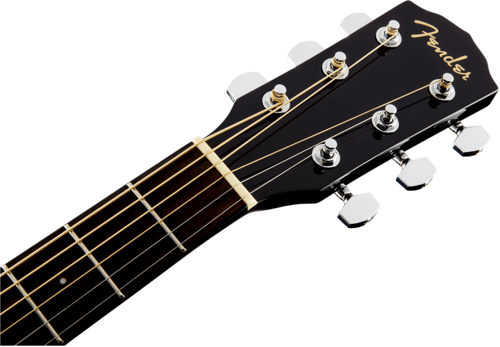 Fender CD - 60SCE Dreadnought, Walnut Fingerboard, Black by FMIC