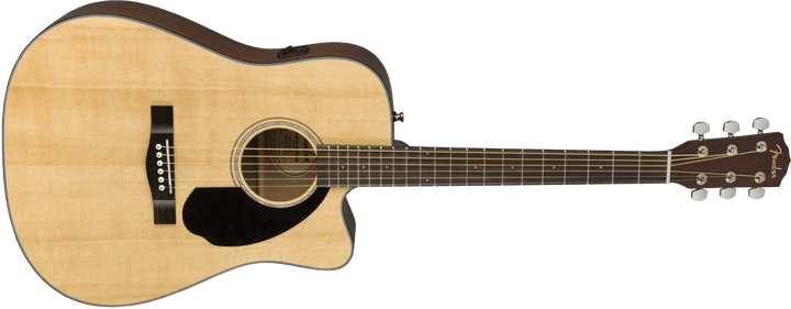 Fender CD - 60SCE Dreadnought, Walnut Fingerboard, Natural by FMIC