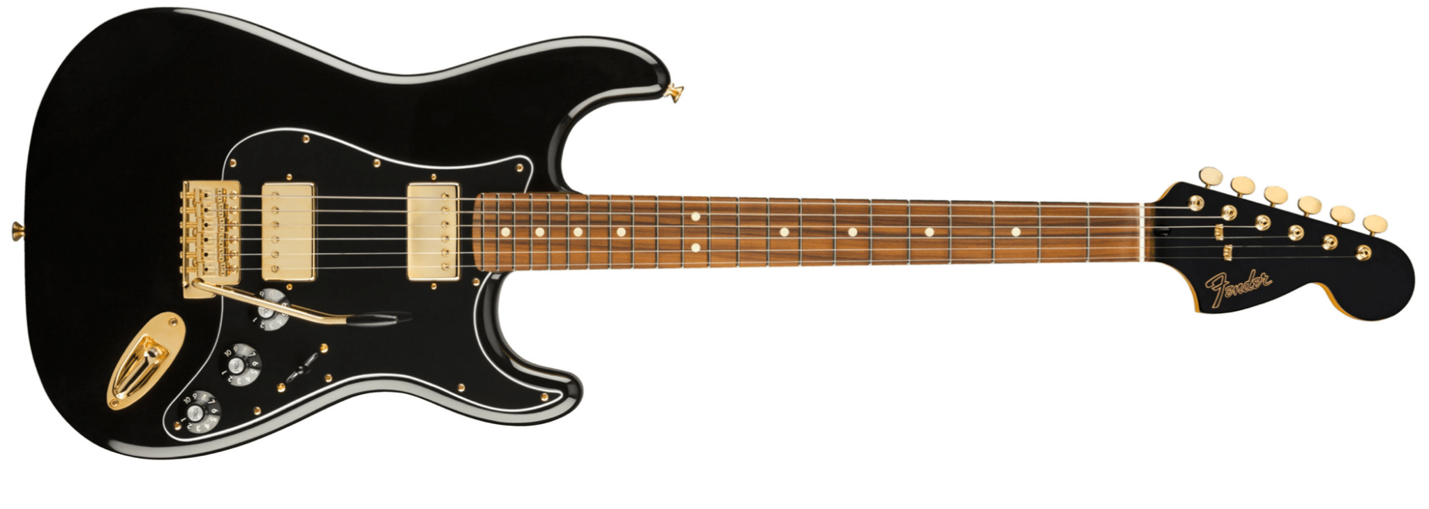 Fender Channel Exclusive Mahogany Blacktop Stratocaster® 2020 Black by FMIC