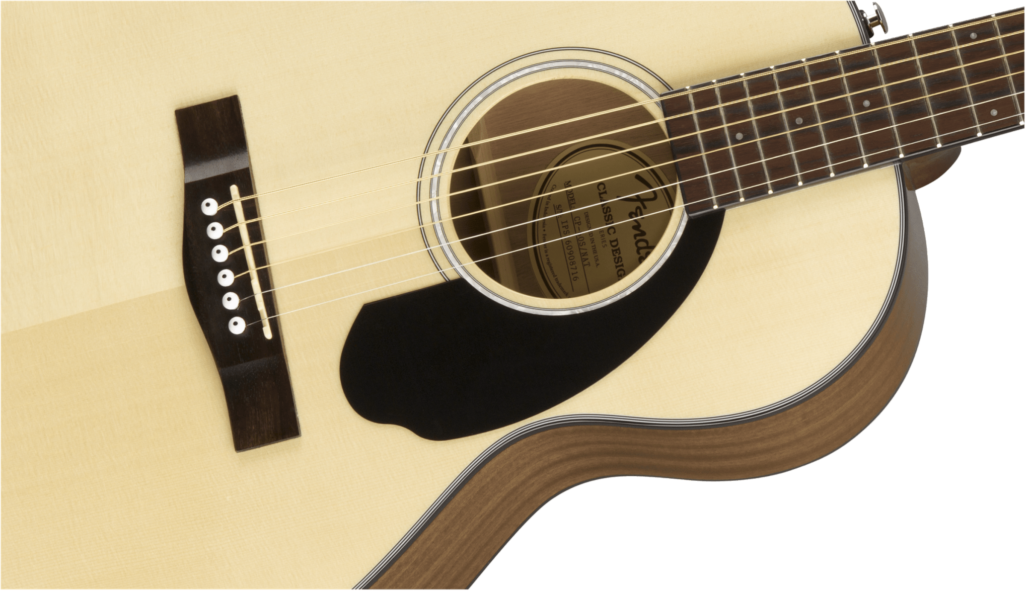 Fender CP - 60S Parlor, Walnut Fingerboard, Natural by FMIC