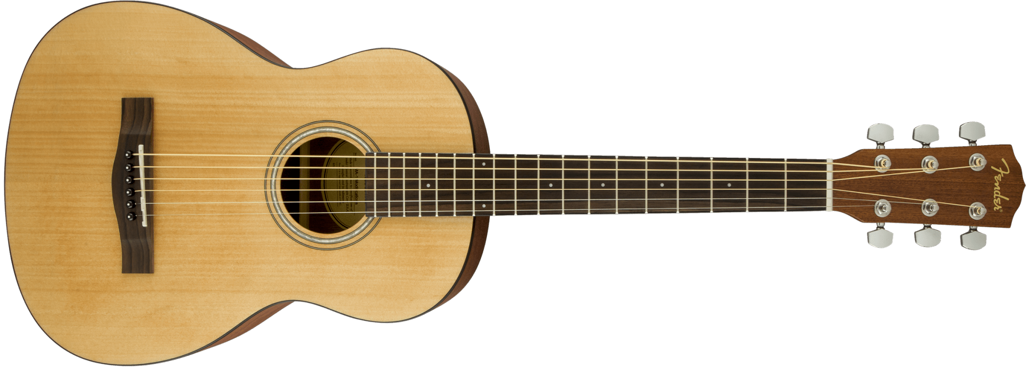 Fender FA - 15 3/4 Scale Steel String with Gig Bag, Walnut Fingerboard by FMIC