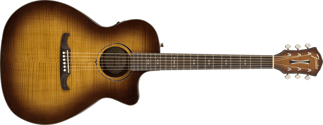 Fender FA - 345CE Auditorium, Laurel Fingerboard, 3 - Tone Tea Burst by FMIC