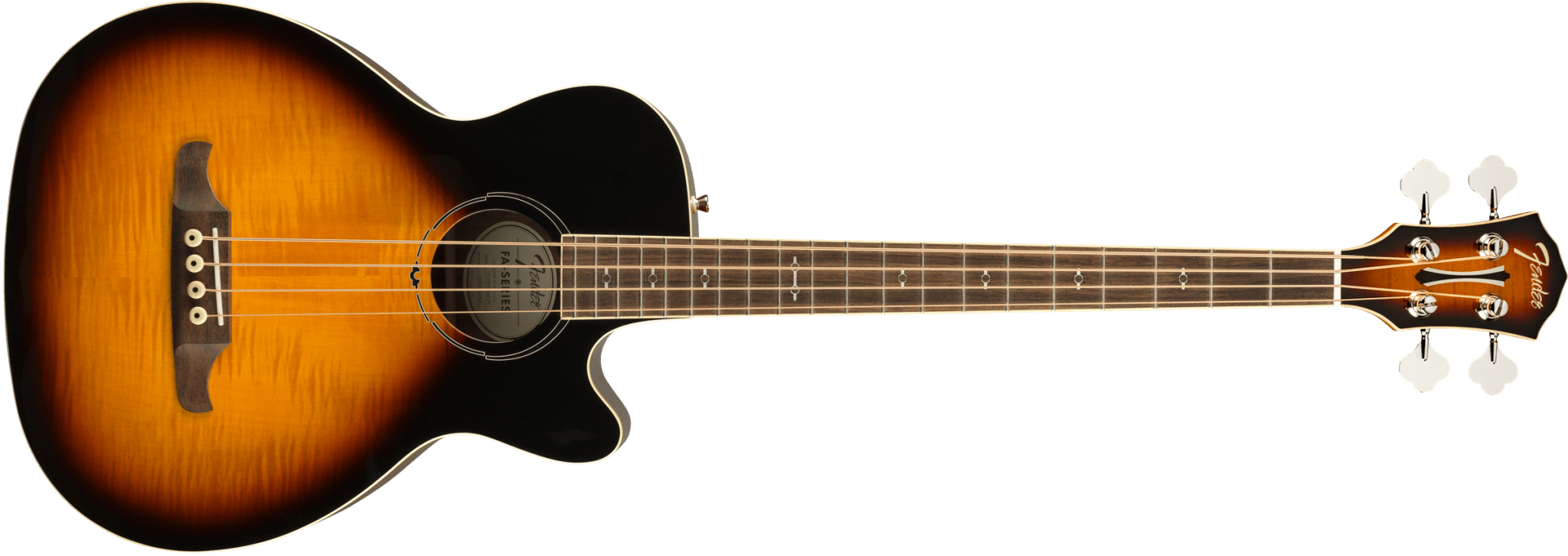 Fender FA - 450CE Bass, Laurel Fingerboard, 3 - Color Sunburst by FMIC