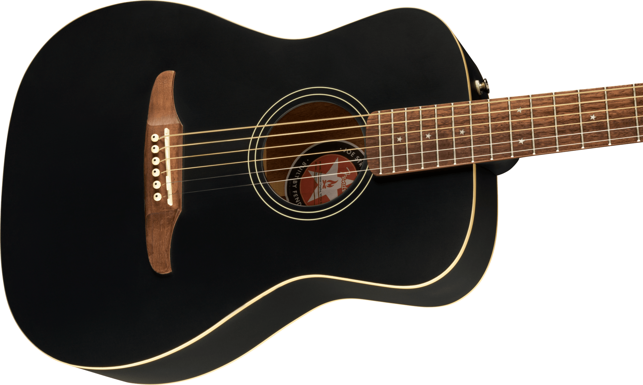 Fender Joe Strummer Campfire, Walnut Fingerboard, Matte Black by FMIC