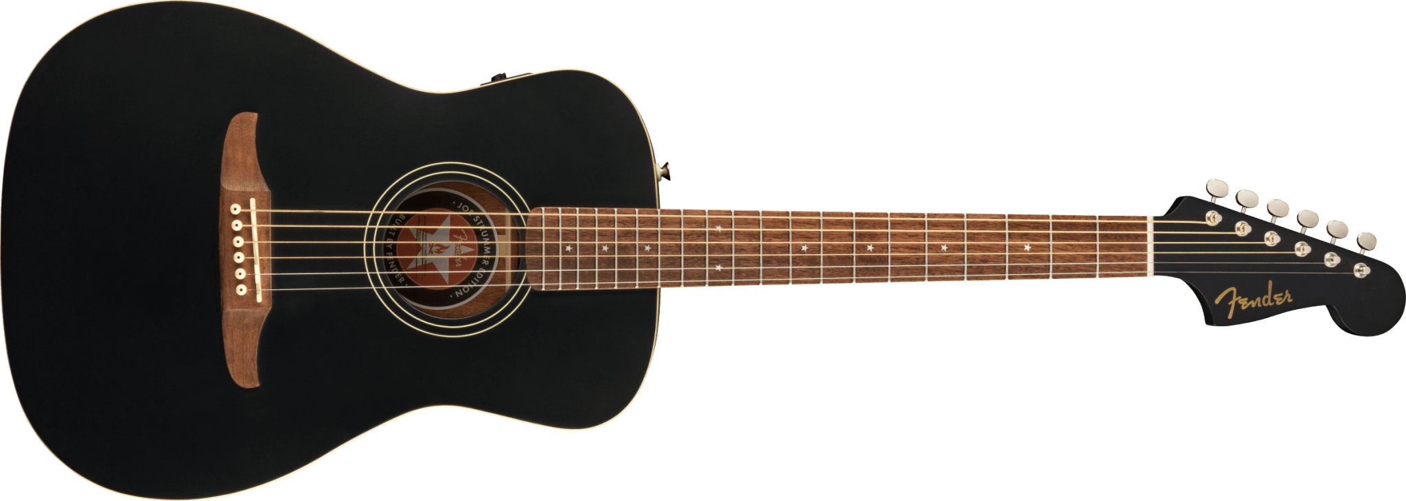 Fender Joe Strummer Campfire, Walnut Fingerboard, Matte Black by FMIC