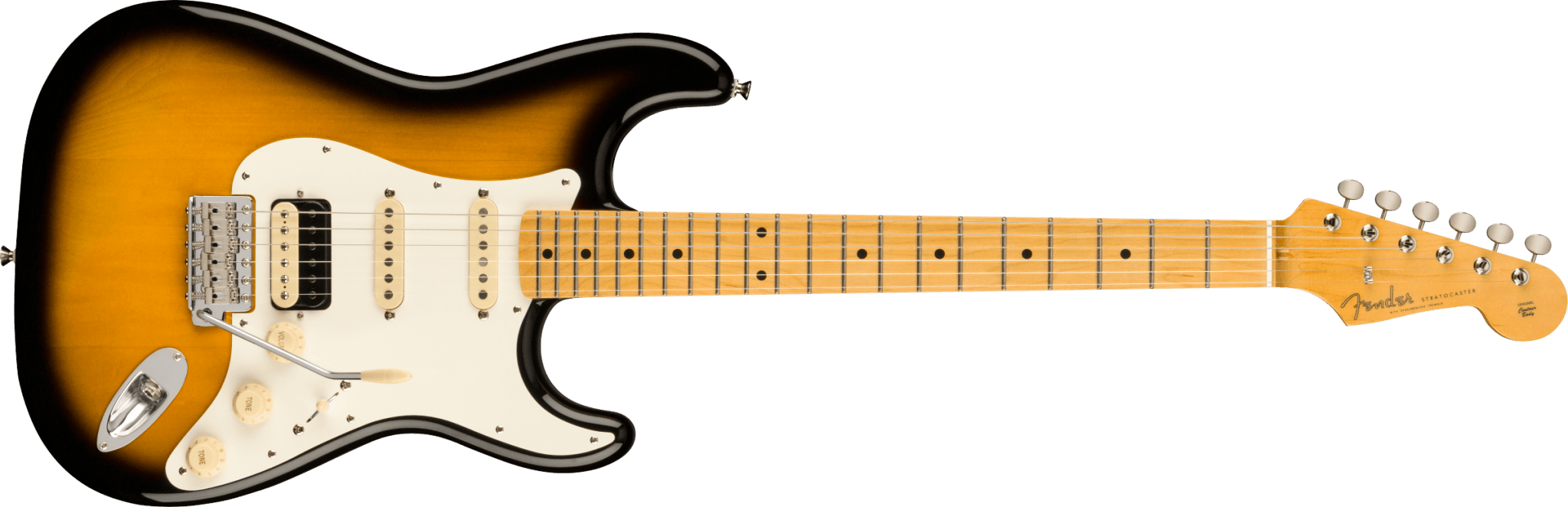 Fender JV Modified '50s Stratocaster® HSS, Maple Fingerboard, 2 - Color Sunburst by FMIC