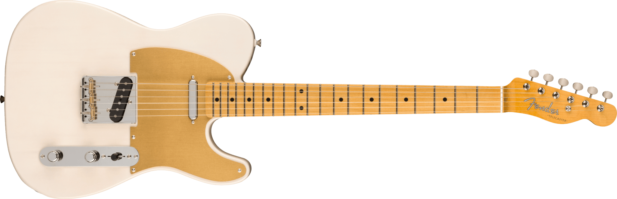 Fender JV Modified '50s Telecaster®, Maple Fingerboard, White Blonde by FMIC