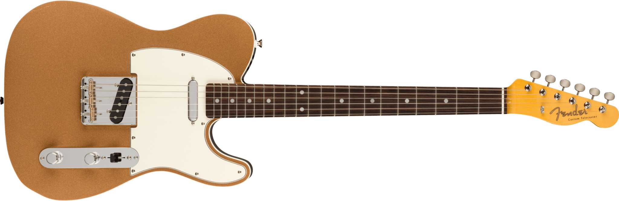 Fender JV Modified '60s Custom Telecaster®, Rosewood Fingerboard, Firemist Gold by FMIC