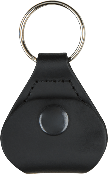 Fender™ Leather Pick Holder Keychain, Black by FMIC
